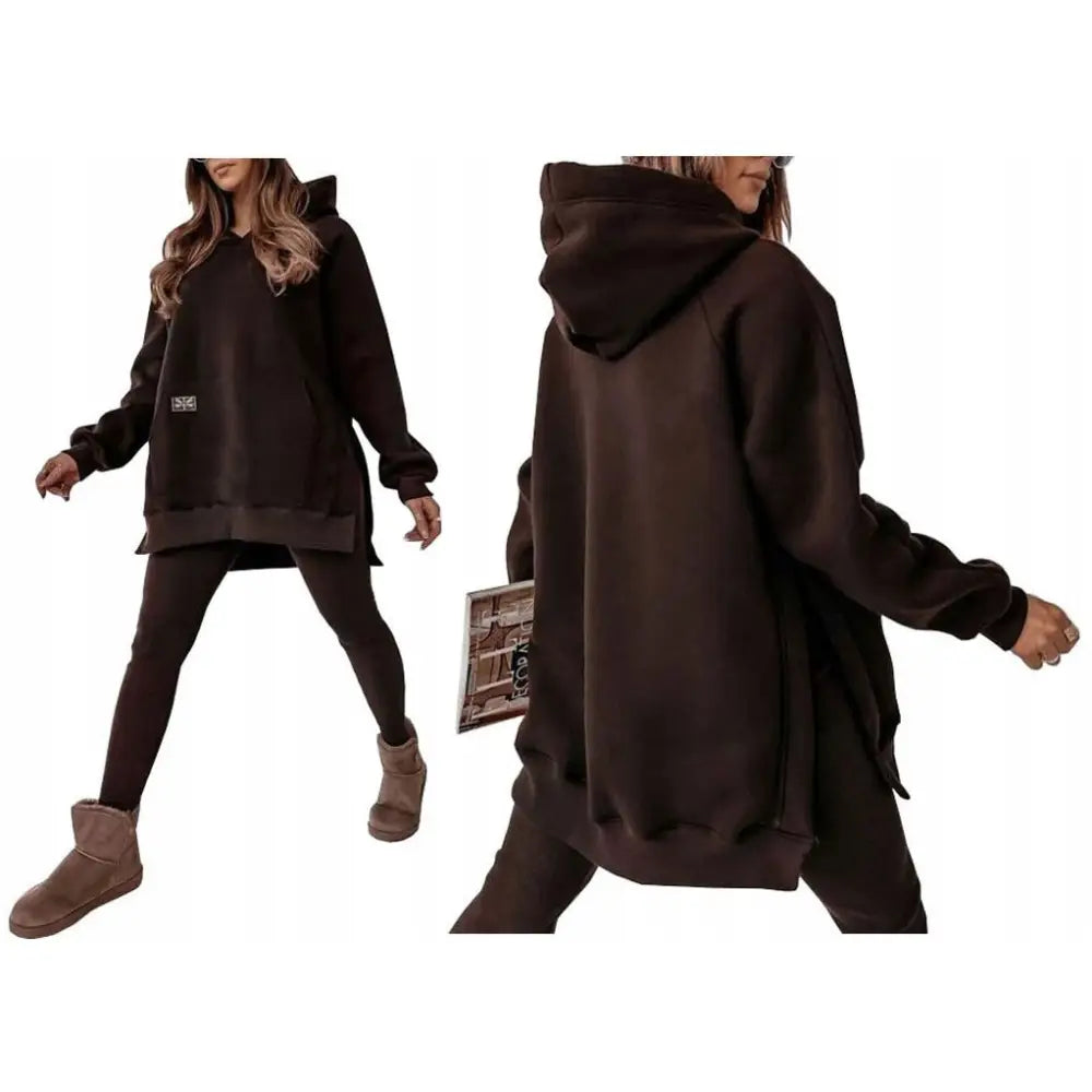 Hettegenser med Kengurulomme Tunika u