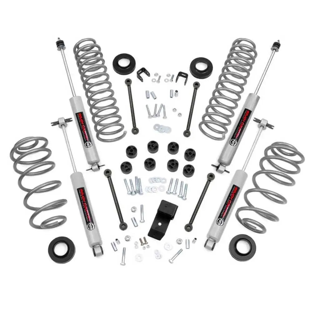 Hevesett 6cyl Rough Country Hevesett 3,25’’ 03-06 - Jeep Wrangler Tj 03-06