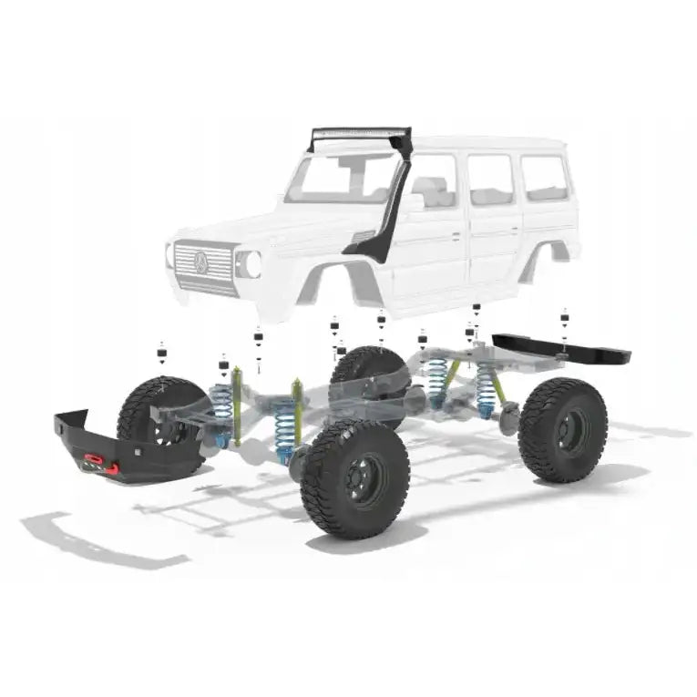 Hevesett Karosseri 1’’ - Mercedes G-klasse + 2,5cm 79-18