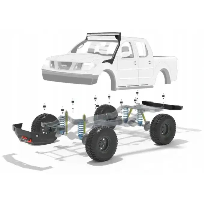 Hevesett Karosseri 2’’ - Nissan Navara D22 + 5cm