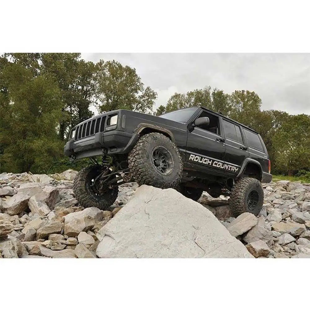 Hevesett med Long Arm Rough Country Np231 Løft 6,5’’ - Jeep Cherokee Xj 84-01