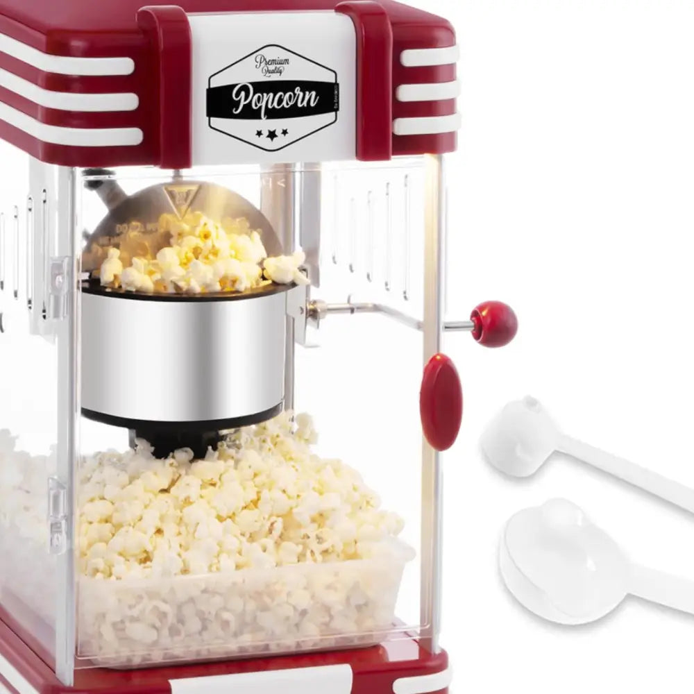 Hjemme Popcorn Maskin Retro Bredeco Bcpk-300-wr 300w