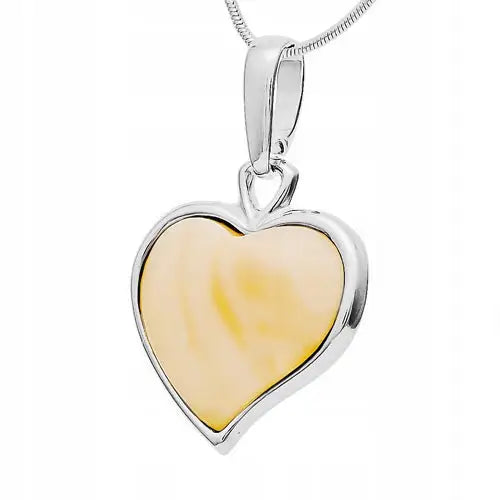 Kjede Dame 925-sølv med Rav 2,8 Cm