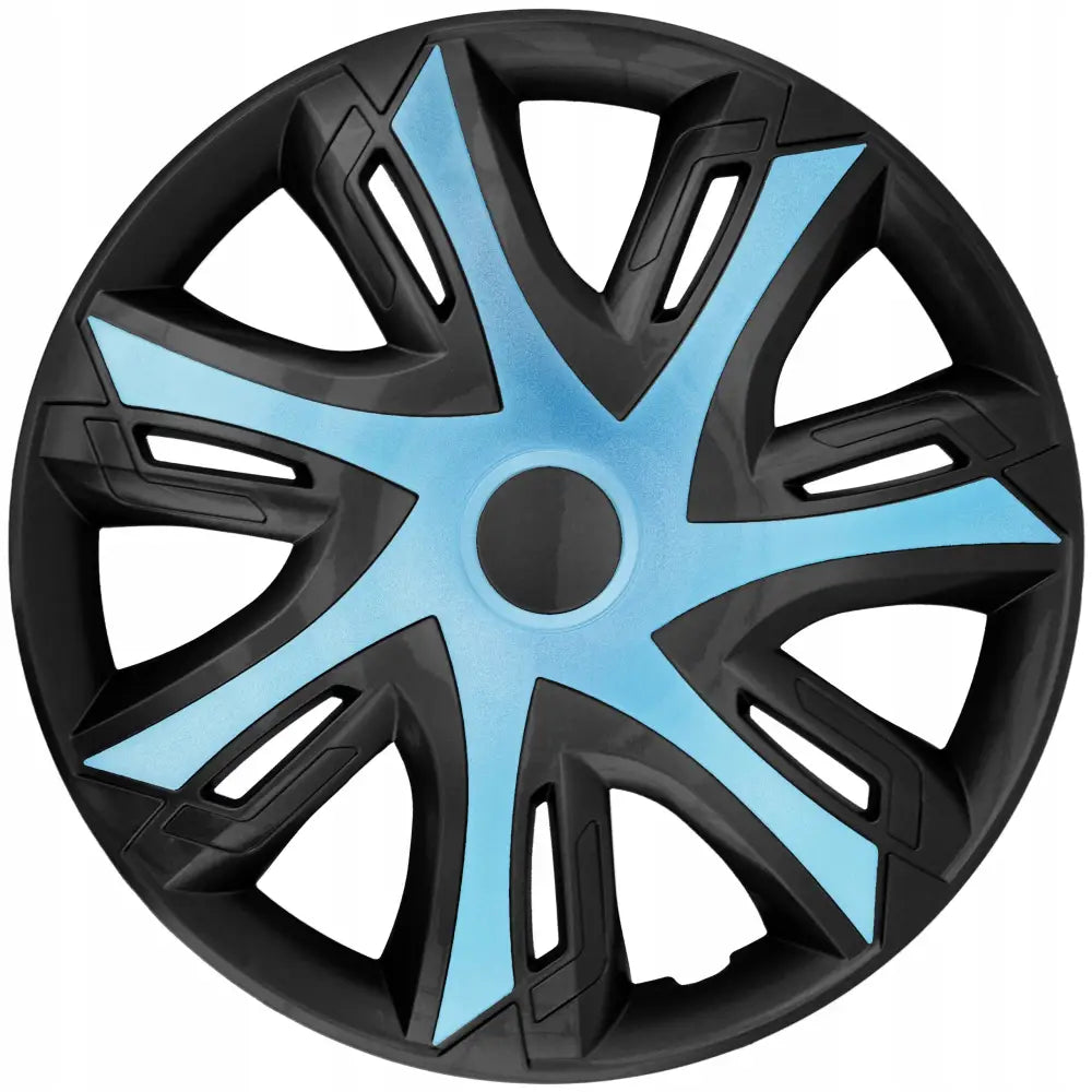Hjulkapsler N-power Tofarget Blå-svart 14’’
