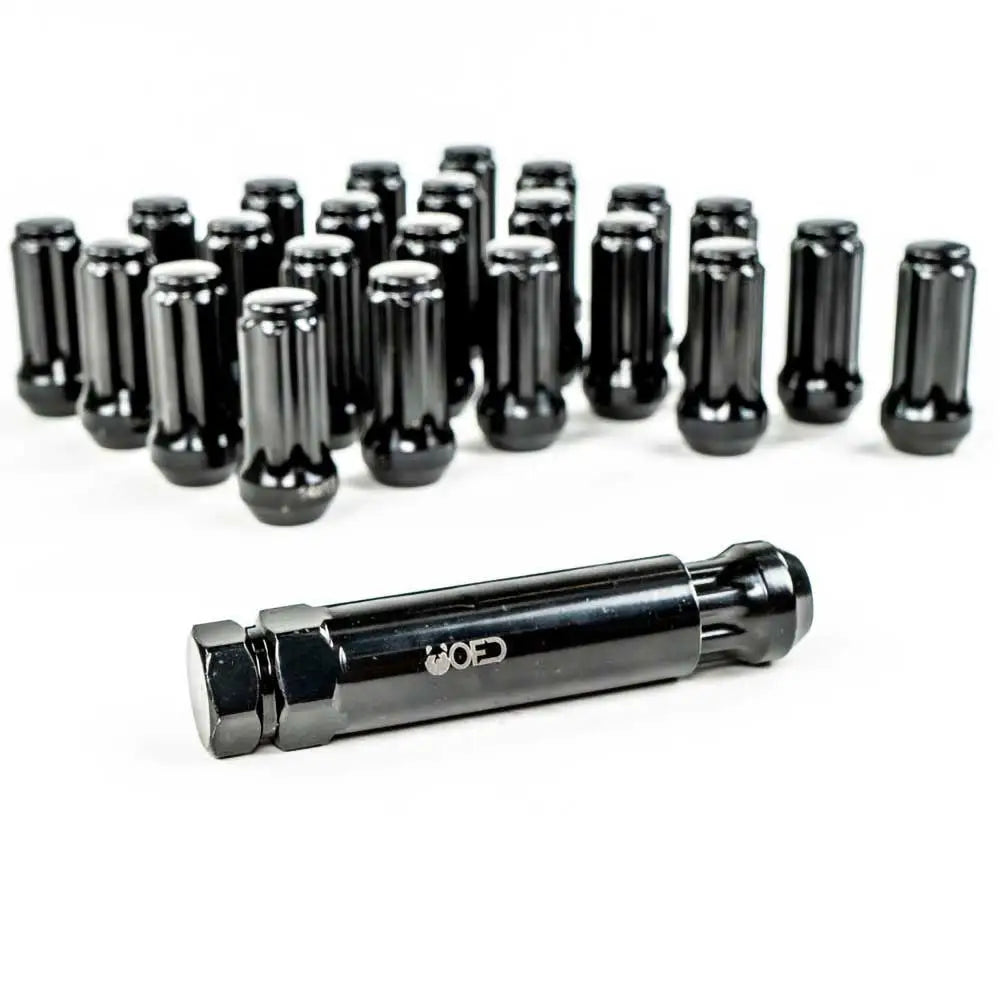 Hjulmuttersett for Toyota Tundra 07-14 M14x1,5 Lang - Sikkerhetsmutre
