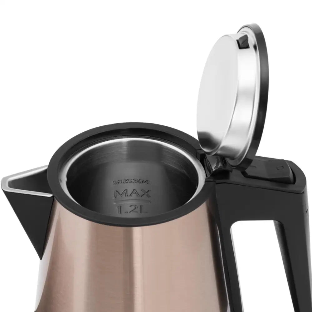 Hotell Velkomstsett Elektrisk Vannkoker med Brett 1,2 l 1800 w Gull