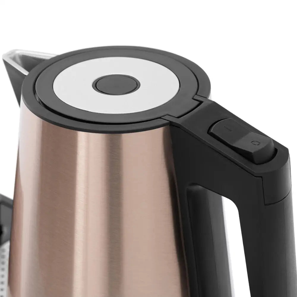 Hotell Velkomstsett Elektrisk Vannkoker med Brett 1,2 l 1800 w Gull