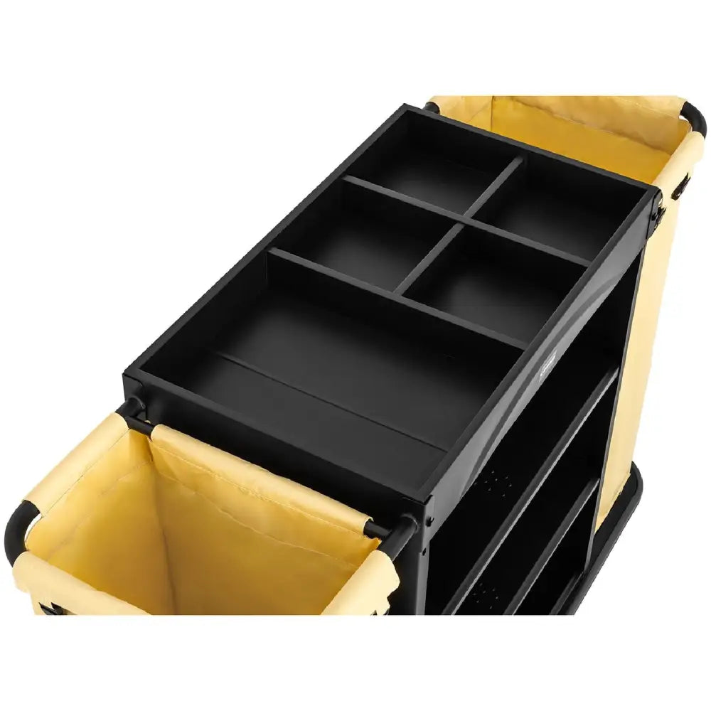 Hotellrengjøring Servicevogn med 2 Poser 3 Hyller Opptil 150 Kg