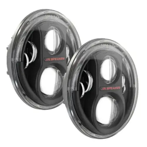 Hovedlamper Led Jw Speaker 8700 Evoulution j Black Jeep Wrangler Tj
