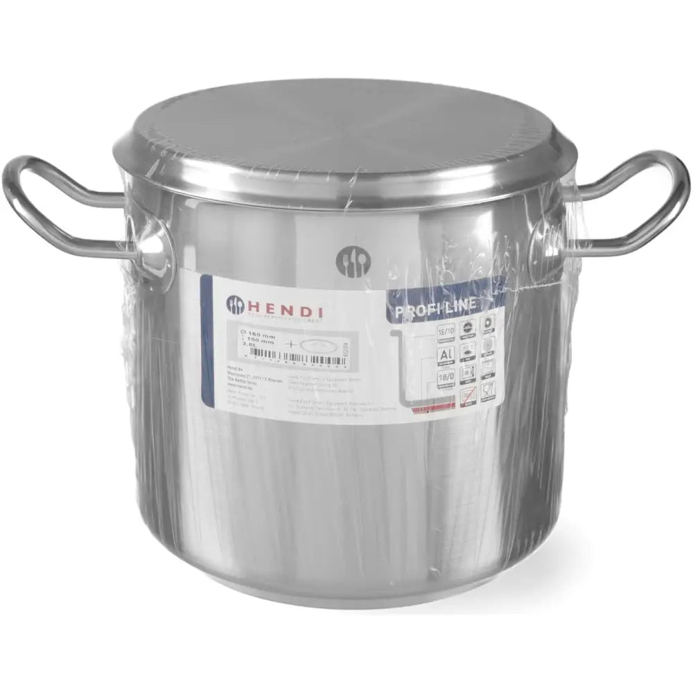 Høy Profesjonell Kjele med Lokk Hendi 832400