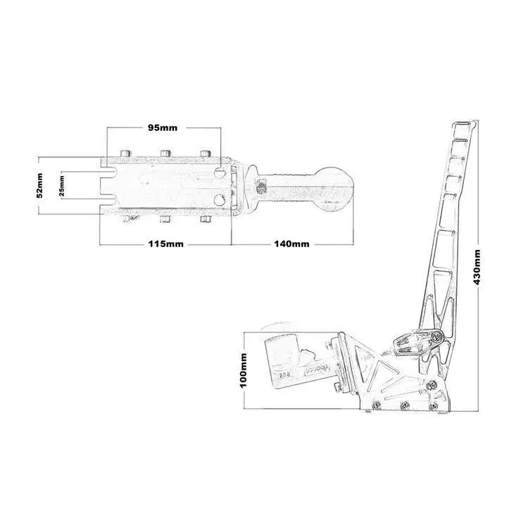 Hydraulisk Håndbrekk med Omp Tank Drift