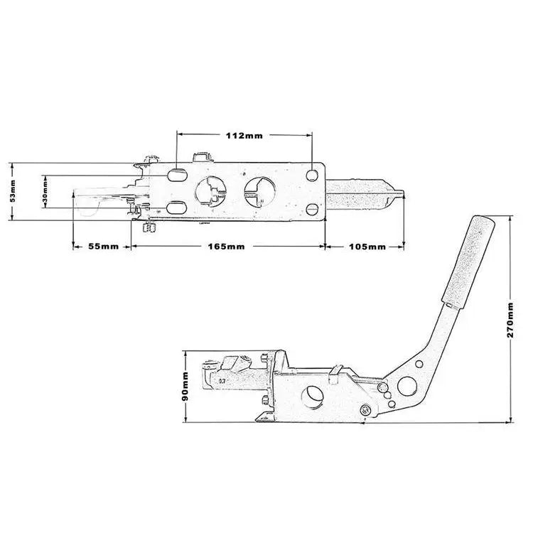 Hydraulisk Håndbrekk Proracing Lila