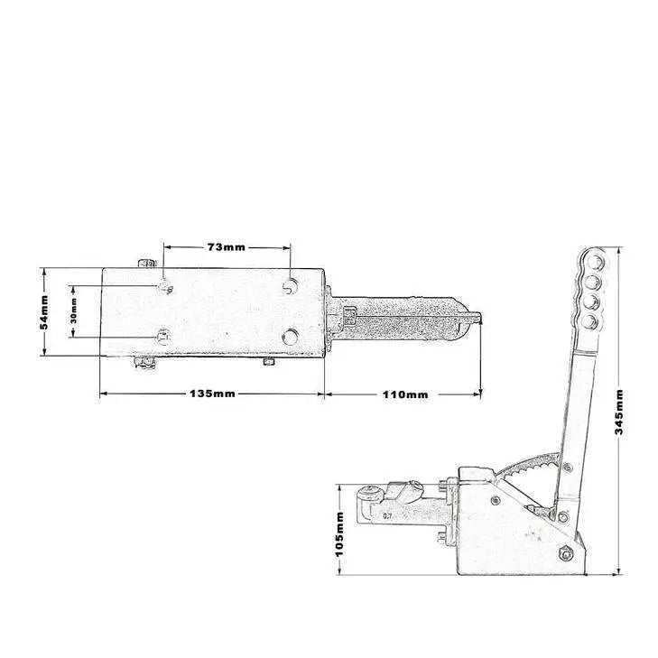 Hydraulisk Håndbrekk Turboworks B04 Top
