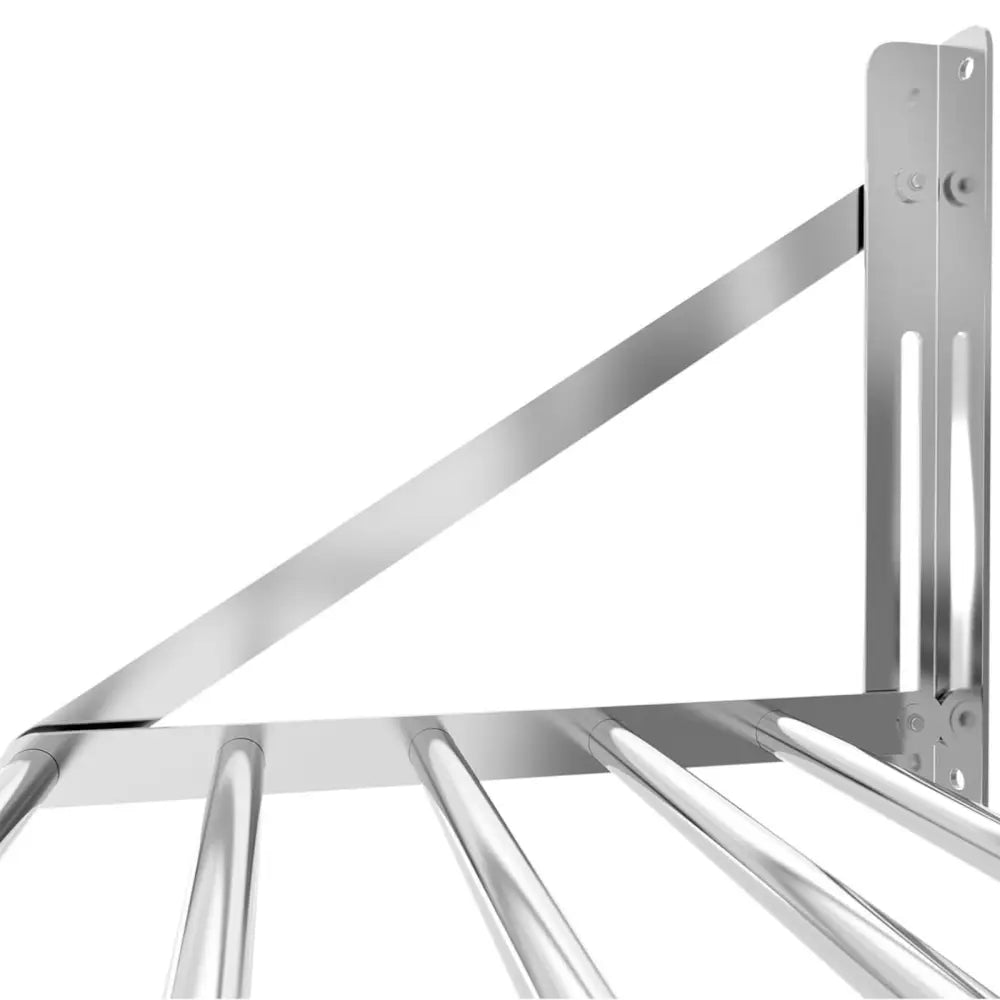 Hylle av Rustfritt Stål Sammenleggbar 40 Kg 60 x 45 Cm