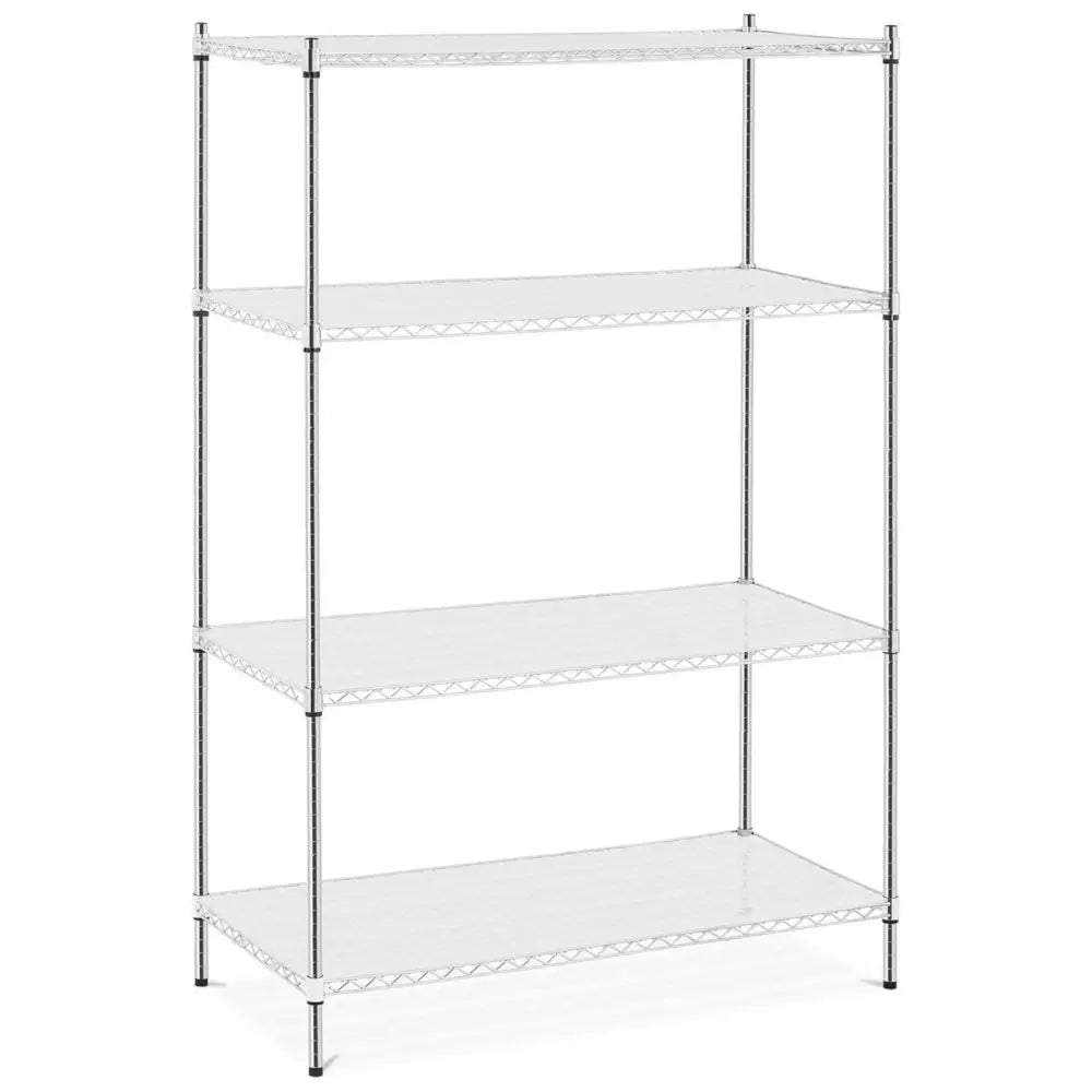 Hyllerommet Metall 4 Hyller + 4 Matter 1000 Kg 120x60x180 Cm