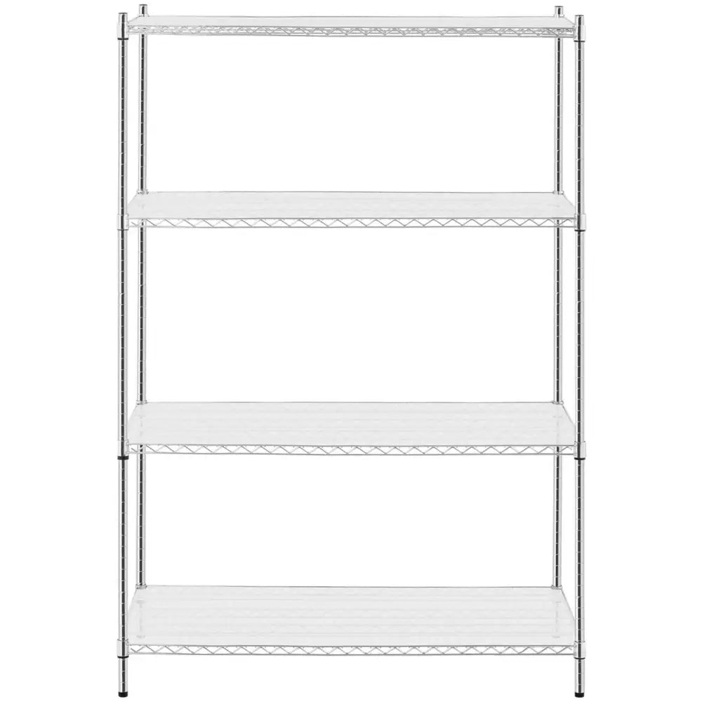 Hyllerommet Metall 4 Hyller + 4 Matter 1000 Kg 120x60x180 Cm