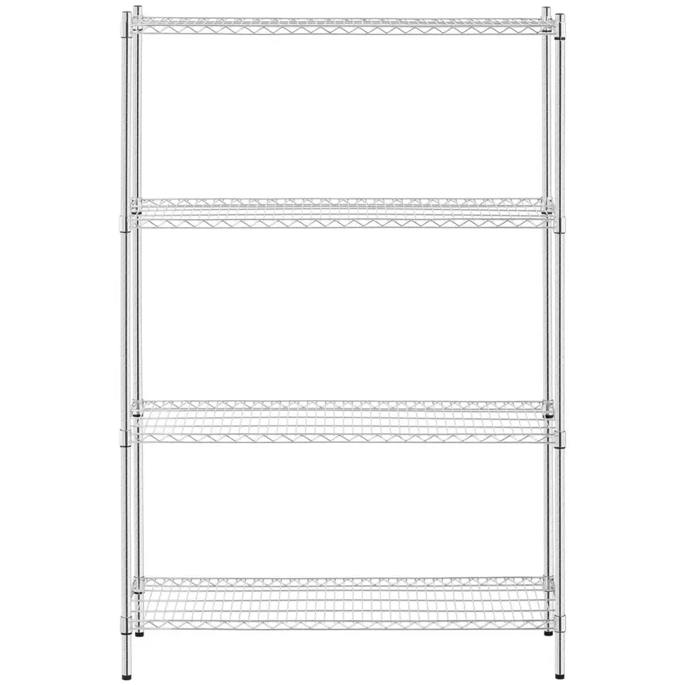 Hylleverksted Krom 4 åpne Hyller Opptil 1 Tonn 1000 Kg 120x45x180 Cm