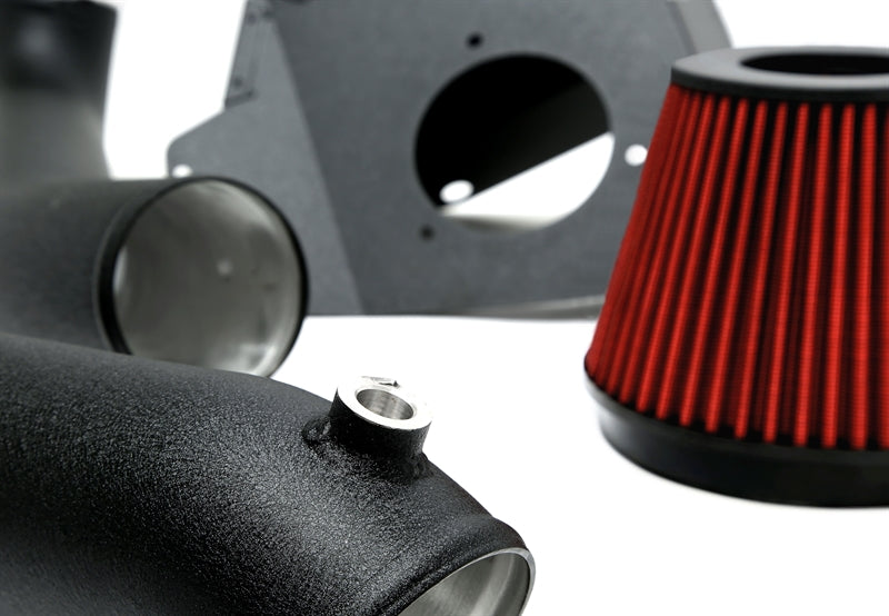 Sortlakkert luftinntak med sportsluftfilter for Jeep Grand Cherokee WK 6-sylinder