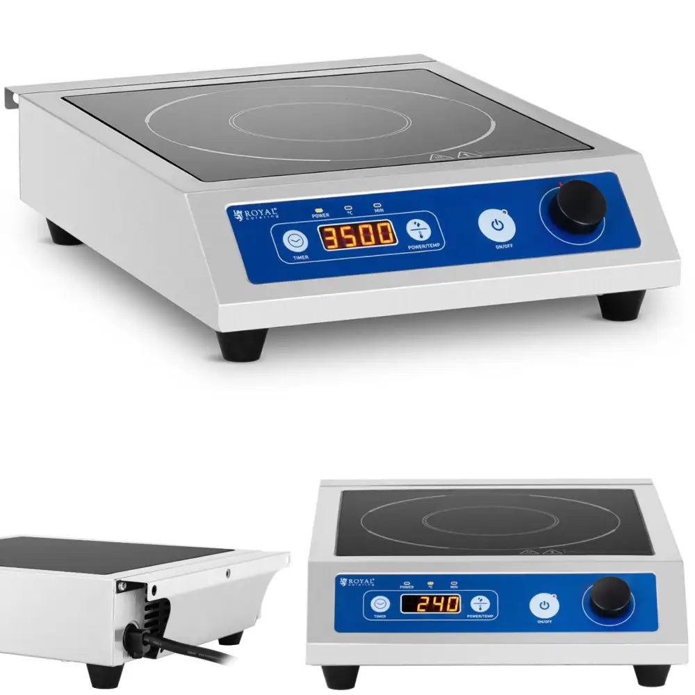 Induksjonskokeplate Bærbar 1 Varmeplate ø 26 Cm Led 3500 w