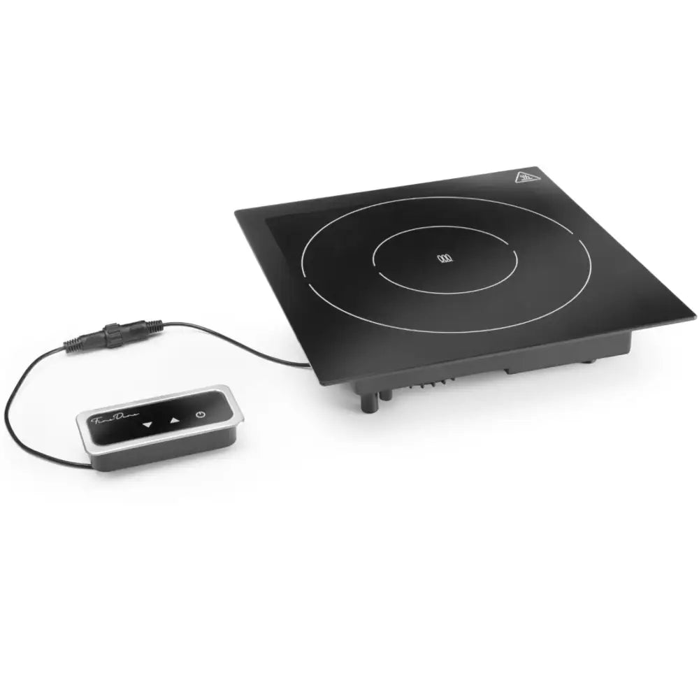 Induksjonskokeplate for Innebygging 1 Varmesone 350 x 350 Mm 1000 w 230 v - Hendi 239551