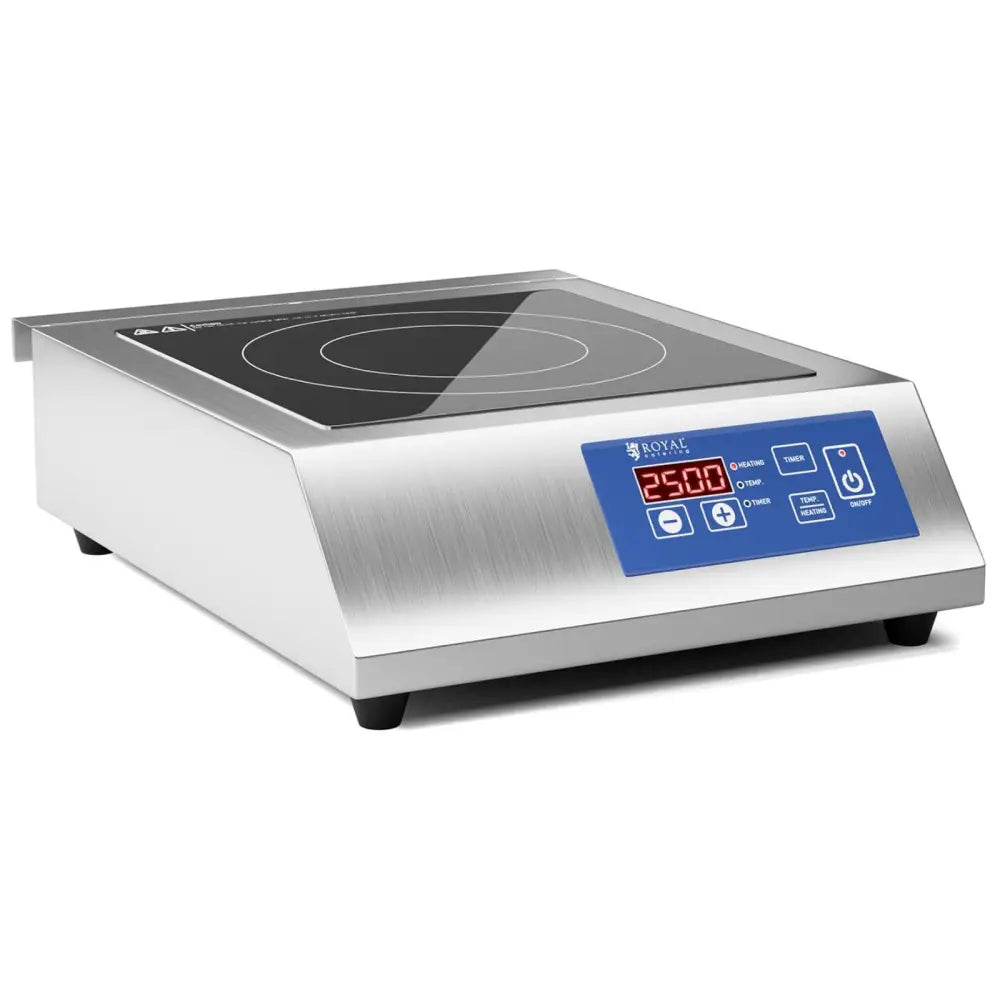 Induksjonskokeplate med 1 Brenner Bærbar Led 3500 w