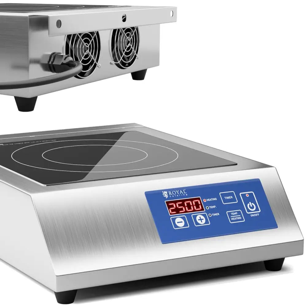 Induksjonskokeplate med 1 Brenner Bærbar Led 3500 w