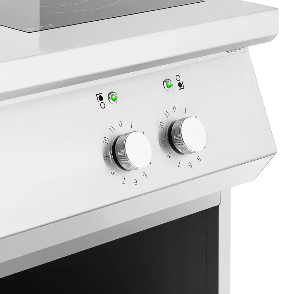 Induksjonskomfyr med 4 Brennere 400v 17000w.
