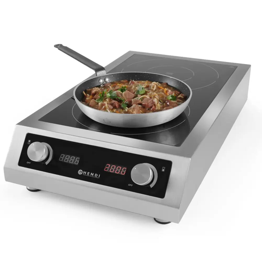 Induksjonstopp Dobbelt 2x 3500w Modell 7000 Hendi 239346