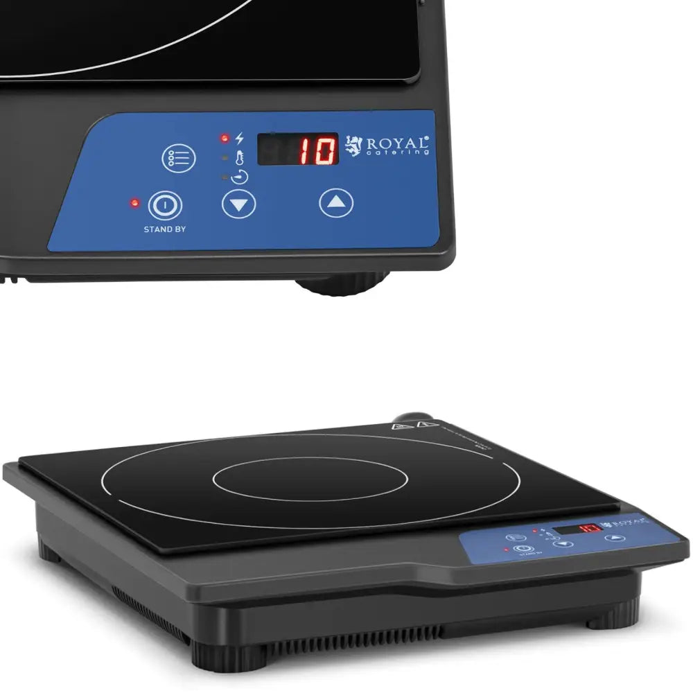 Induksjonstopp med 1 Brenner Bærbar Led 1800 w