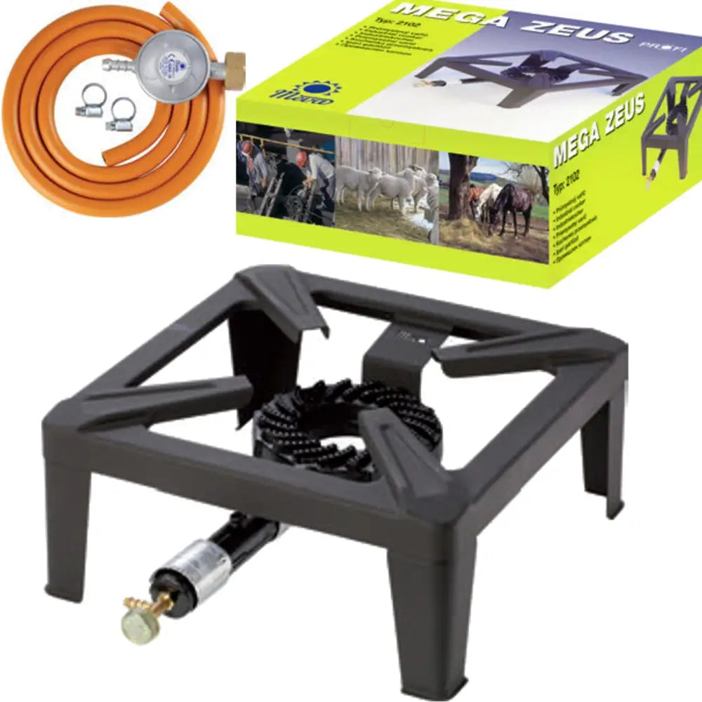 Industriell Gasskomfyr Taburett Mega Zeus 7 Kw 40x40cm