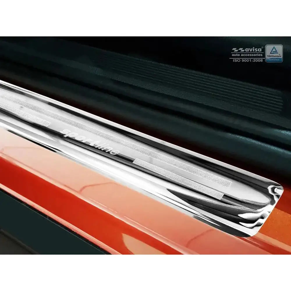 Innstegslister Vw T-roc 17- Stål Sølv Speil