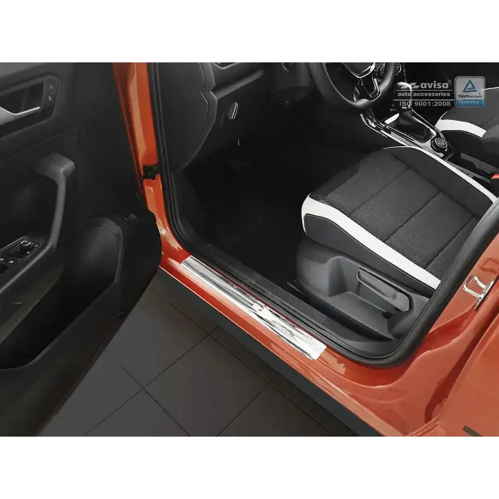 Innstegslister Vw T-roc 17- Stål Sølv Speil