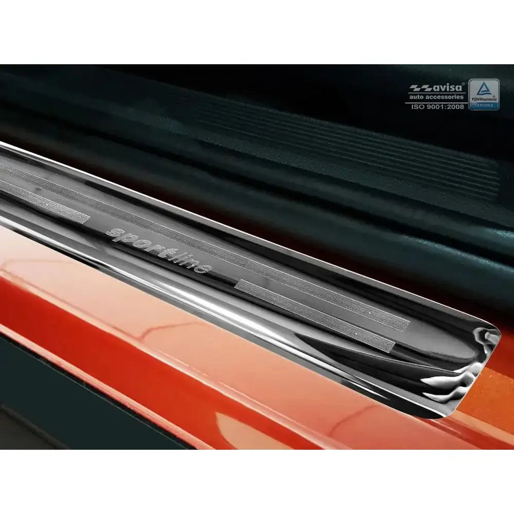 Innstegslister Vw T-roc 17- Stål Svart Speil