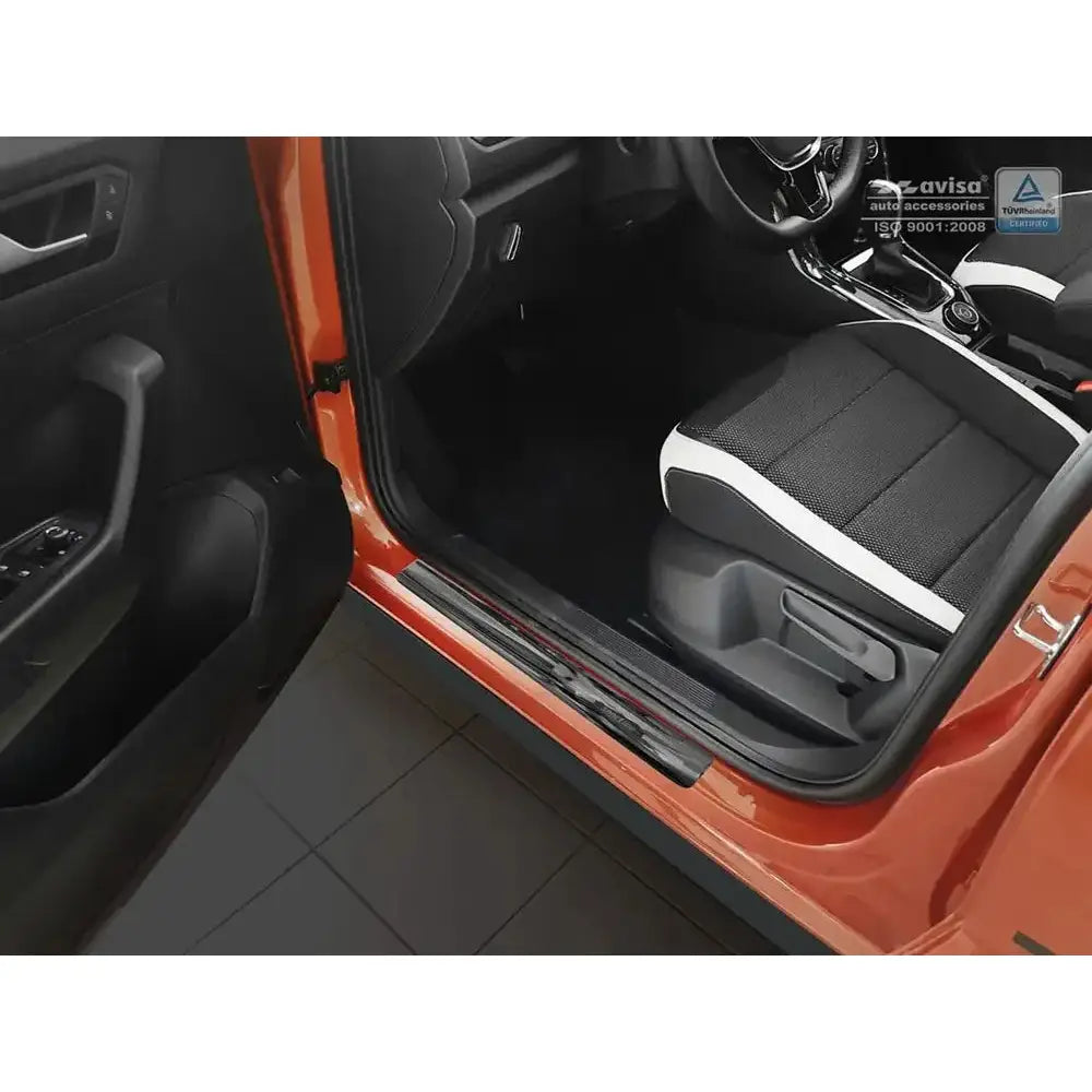 Innstegslister Vw T-roc 17- Stål Svart Speil