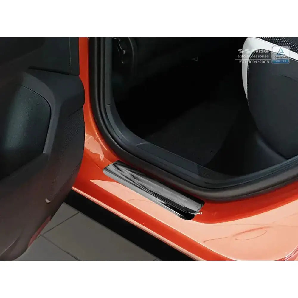 Innstegslister Vw T-roc 17- Stål Svart Speil