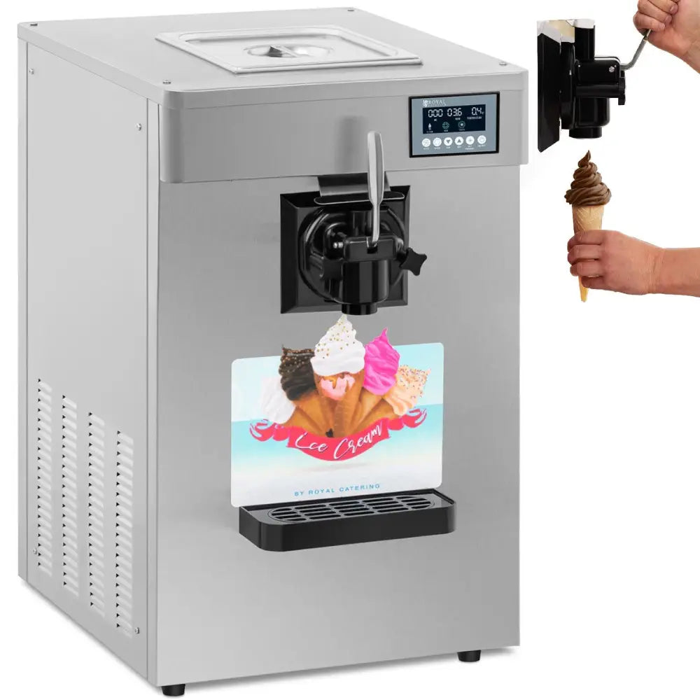 Iskremmaskin med Digitalt Panel 1 Smak 230 v 1600 w 18 L/t. 1011458