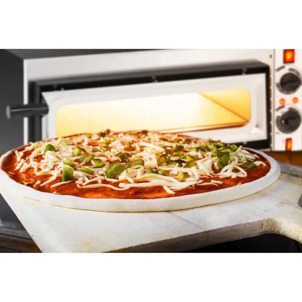 Italiensk Enkeltkammer Pizzaovn M/glassdør 32 Cm 230 v