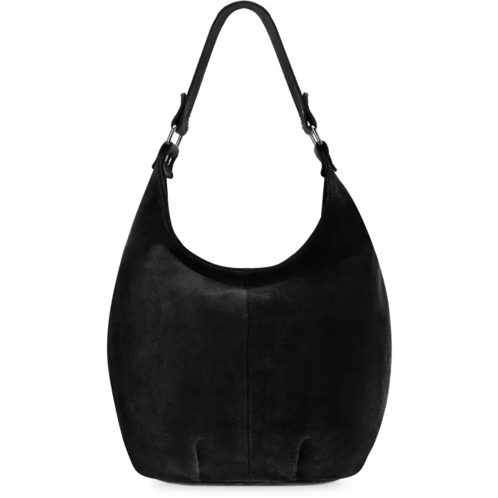 Italiensk Semsket Skinnveske Vera Pelle Dameskulderpose