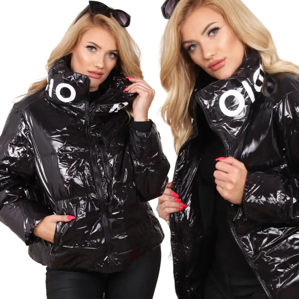 Jakke Vinter Tekst Krage Farger Størrelse Uni