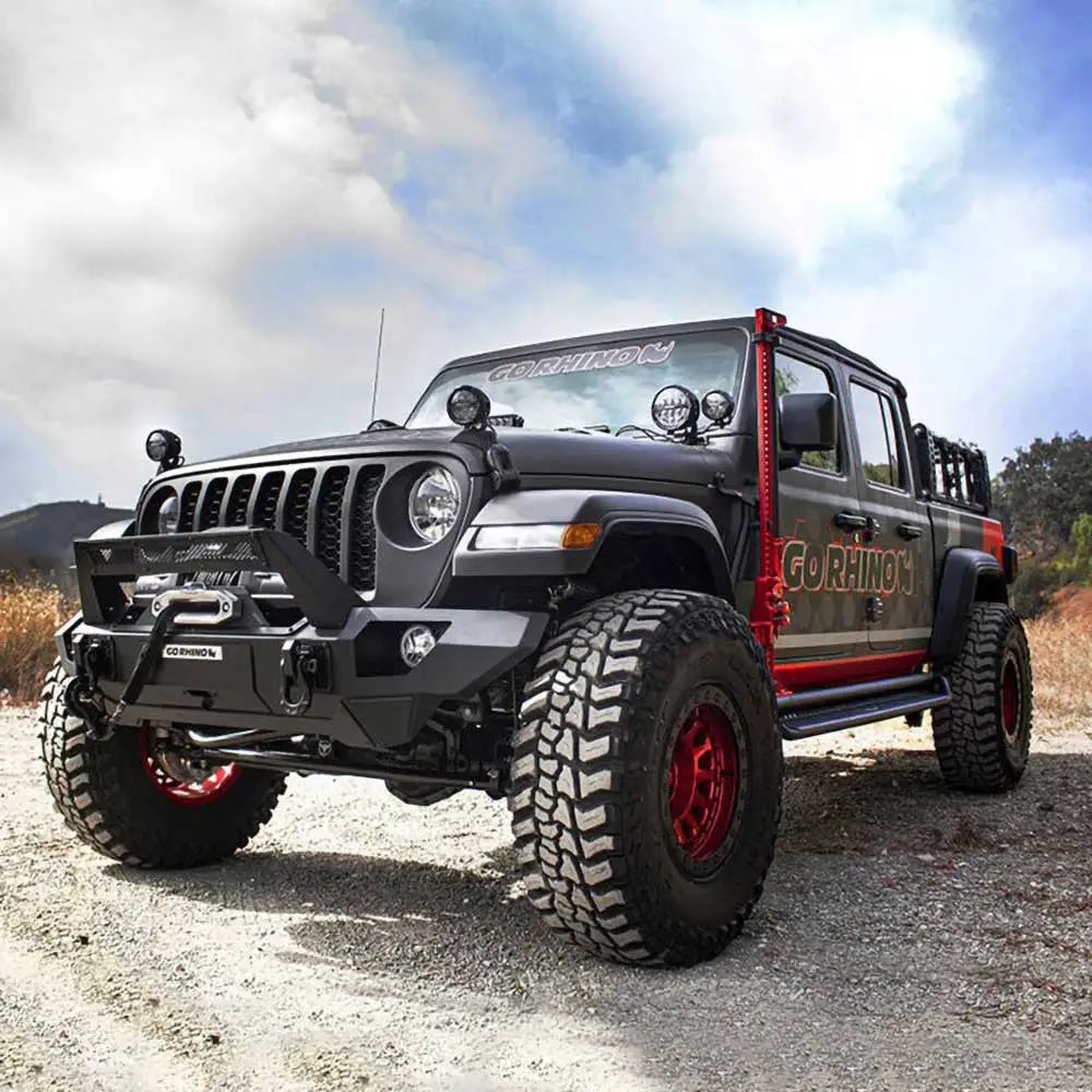 Jeep Gladiator Jt 20- Side Steps - Progi Boczne Go Rhino Dominator D1