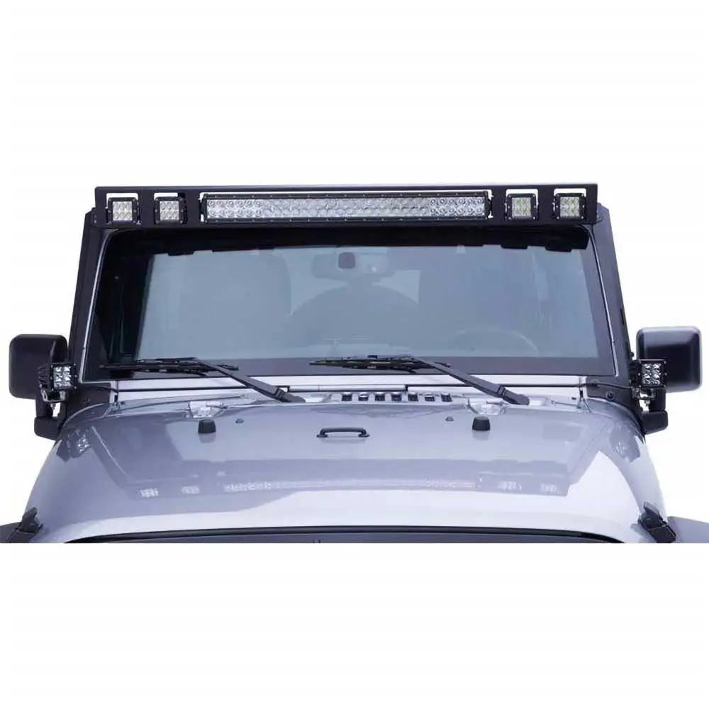 Jeep Wrangler Jk 2 d 07-18 Led-lyssett - Led 30’’ Listefeste 4 Cube 3x3’’ Lamper