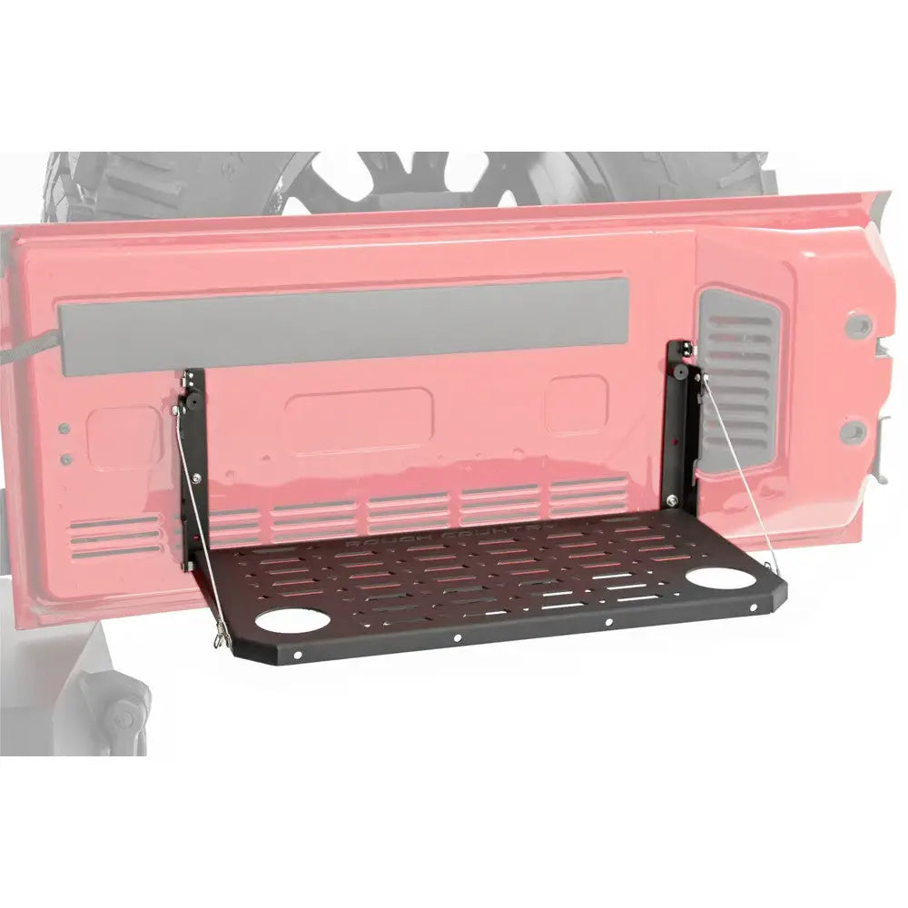 Jeep Wrangler Jk 4 d 07-18 Bagasjedørmontert Utfellbart Bord - Rough Country