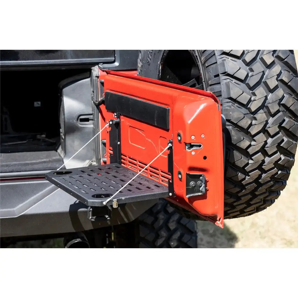 Jeep Wrangler Jk 4 d 07-18 Bagasjedørmontert Utfellbart Bord - Rough Country
