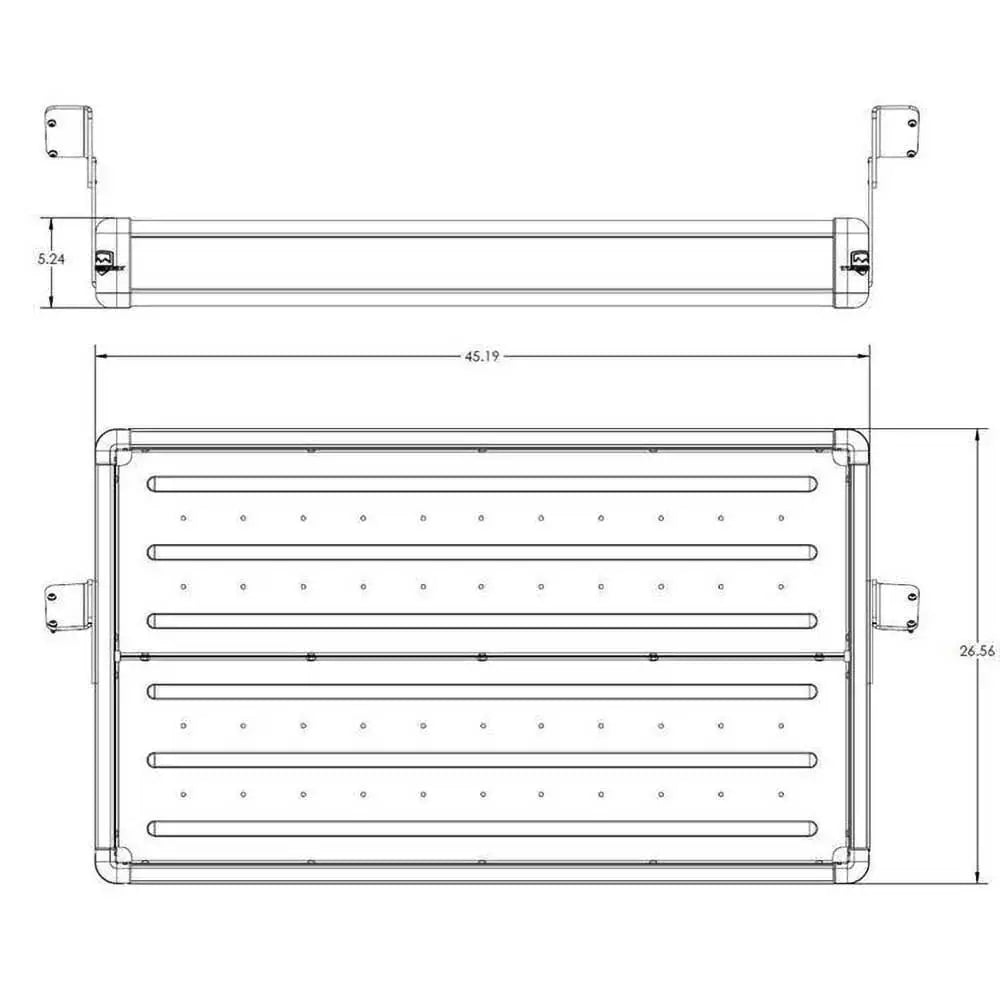 Jeep Wrangler Jk 4 d 07-18 Bagasjehylle Svart Teraflex Wasatch