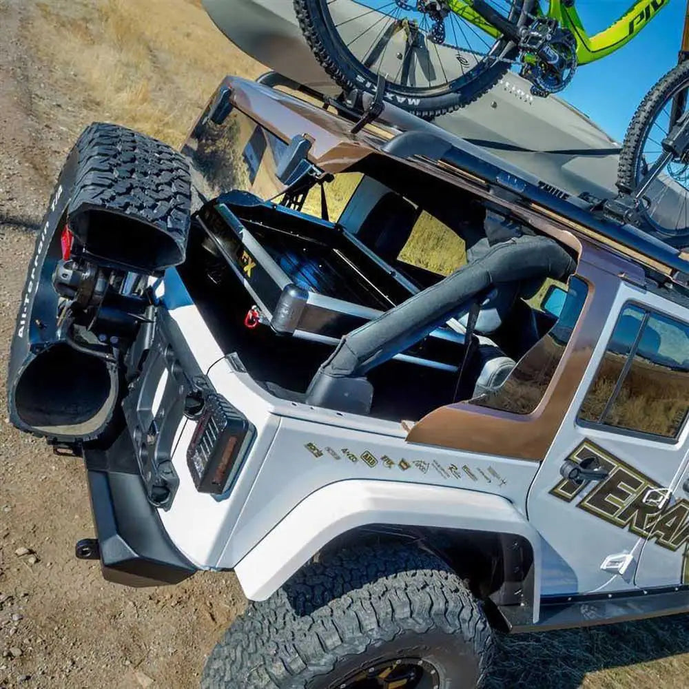 Jeep Wrangler Jk 4 d 07-18 Bagasjehylle Svart Teraflex Wasatch