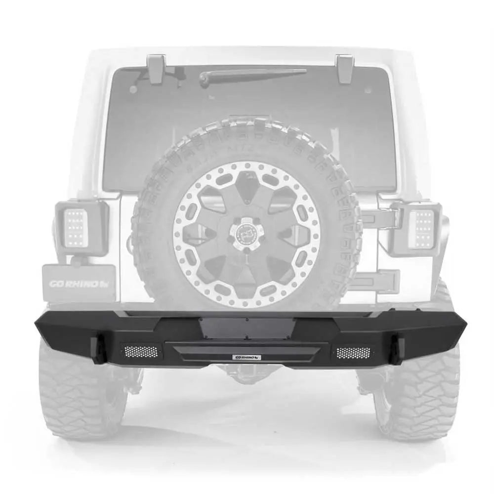 Jeep Wrangler Jk 4-d 07-18 Bakre Stubby Støtfanger-guard fra Go Rhino Trailline