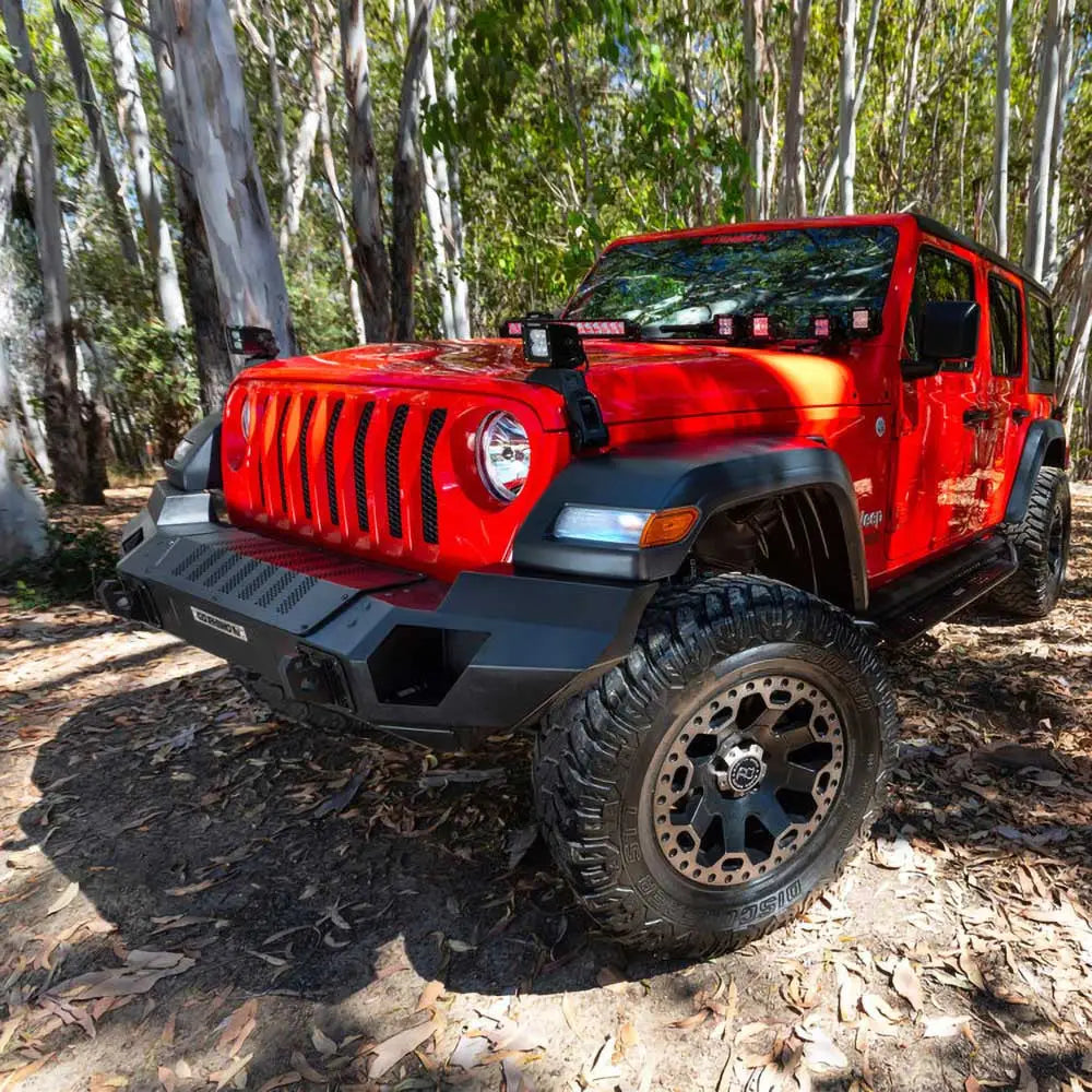 Jeep Wrangler Jk 4 d 07-18 Foran Støtfanger - Go Rhino Trailline