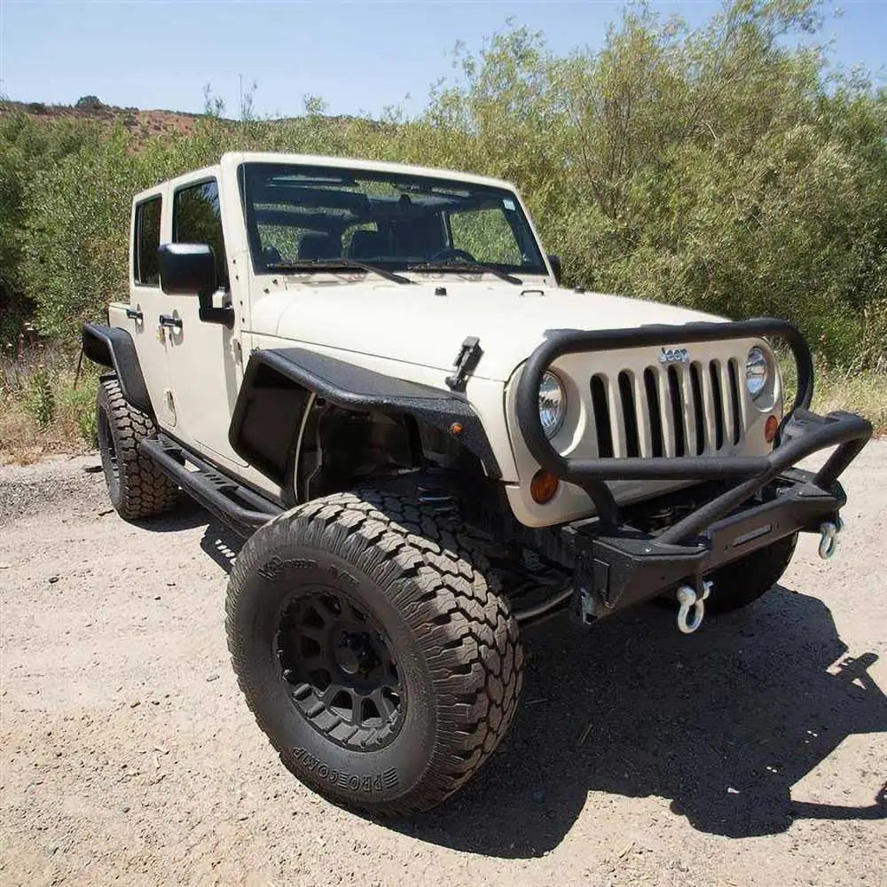 Jeep Wrangler Jk 4 d 07-18 Side Steps - Smittybilt Src Tilbehør