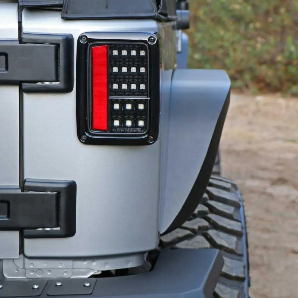 Jeep Wrangler Jk 4 d 07-18 Skjermbreddere - Go Rhino Traillline 6’’
