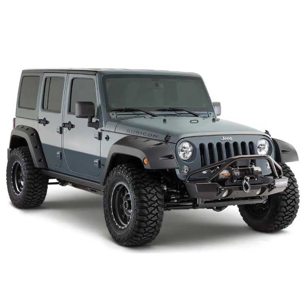 Jeep Wrangler Jk 4 d 07-18 Skjermbreddere med Bushwacker Pocket Style